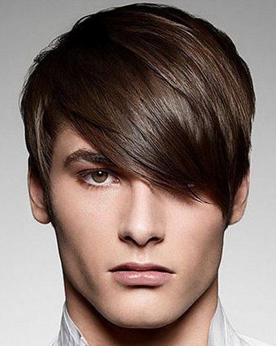 Fashion Silky Straight Short Synthetic Stunning Deep Brown Capless