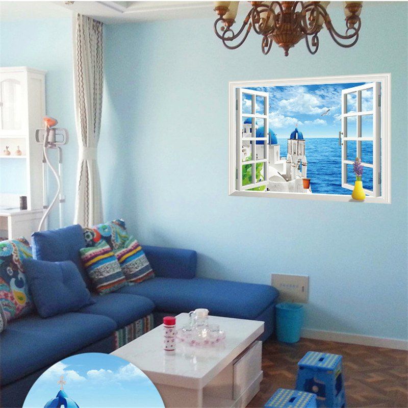 Beautiful 3D Love Sea Style Removable PVC Wall Stickers Colorful Room Window Decoration
Beautiful 3D Love Sea Style Removable PVC Wall Stickers Colorful Room Window Decoration