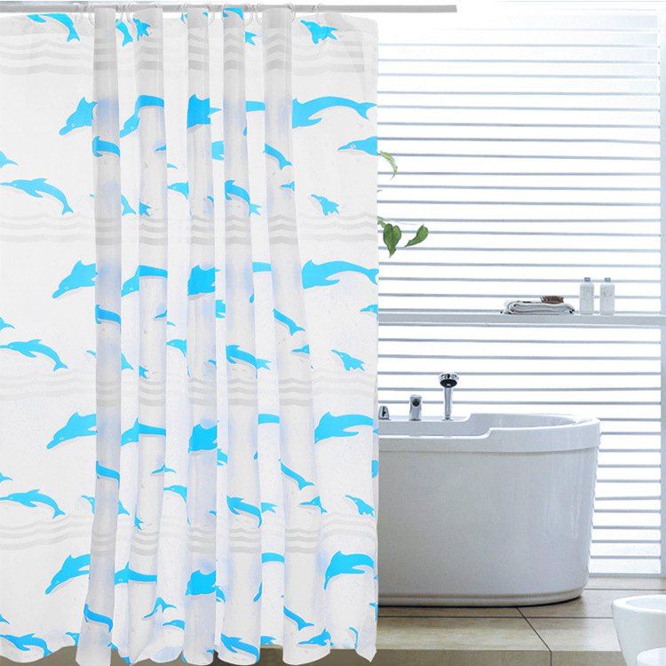 Quality Life Modern Minimalist Home Dolphin Pattern Family Bathroom Ball Type Waterproof Mildew Thick PEVA Shower Curtain, Blue dolphin
Quality Life Modern Minimalist Home Dolphin Pattern Family Bathroom Ball Type Waterproof Mildew Thick PEVA Shower Curtain, Blue dolphin