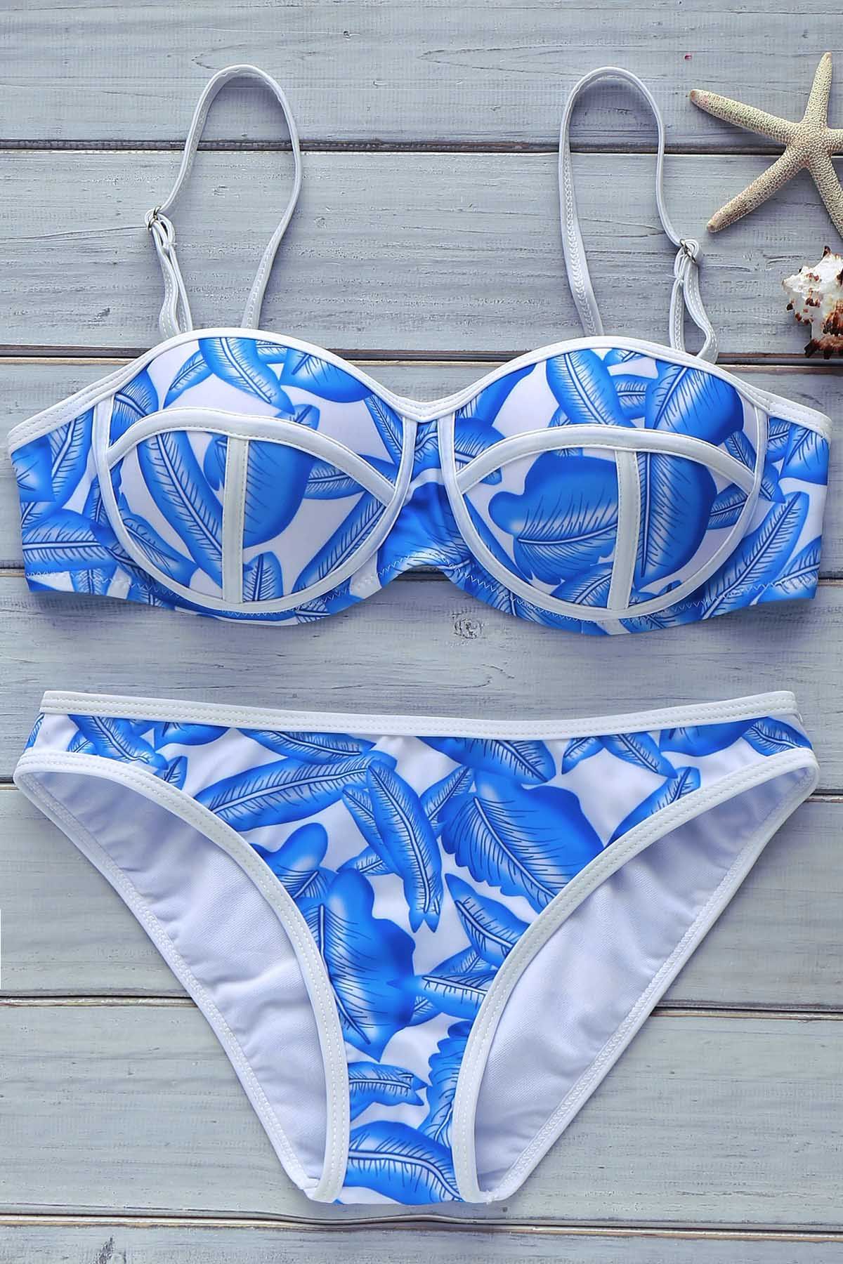 28 OFF Alluring Printed Women S Bikini Set Rosegal