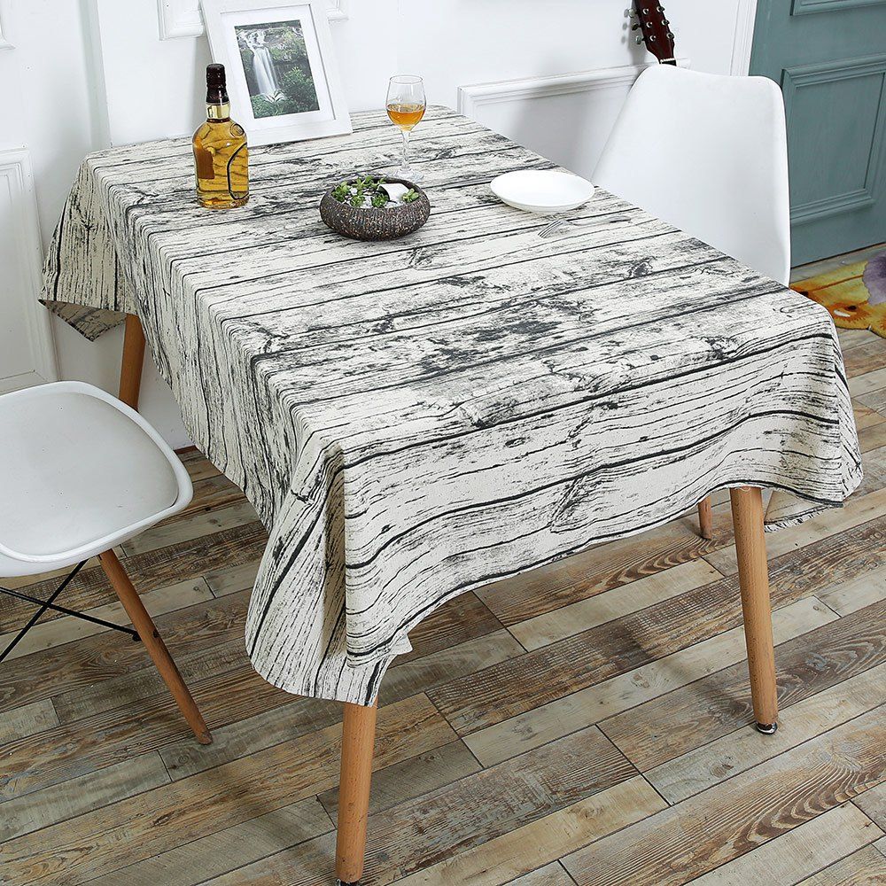 Wood Grain Print Linen Table Cloth for Dining
Wood Grain Print Linen Table Cloth for Dining