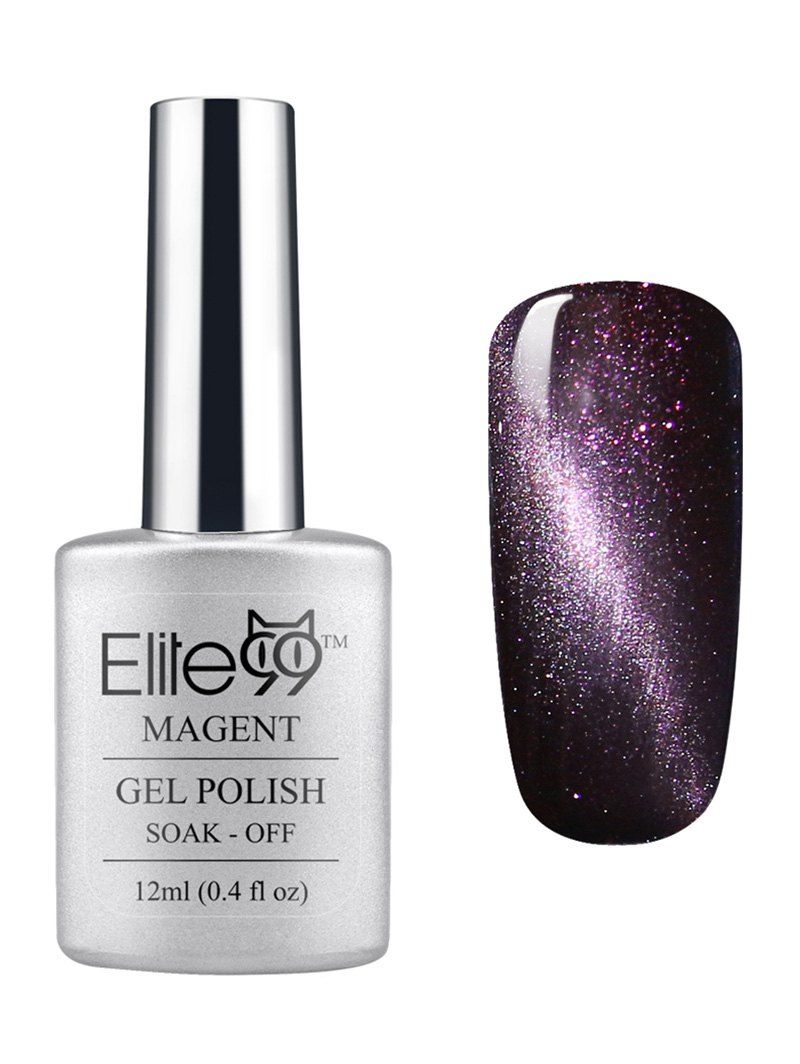 

Elite99 3D Soak Off UV LED Purple Series Magnetic Cat Eye Gel Nail Polish, #08