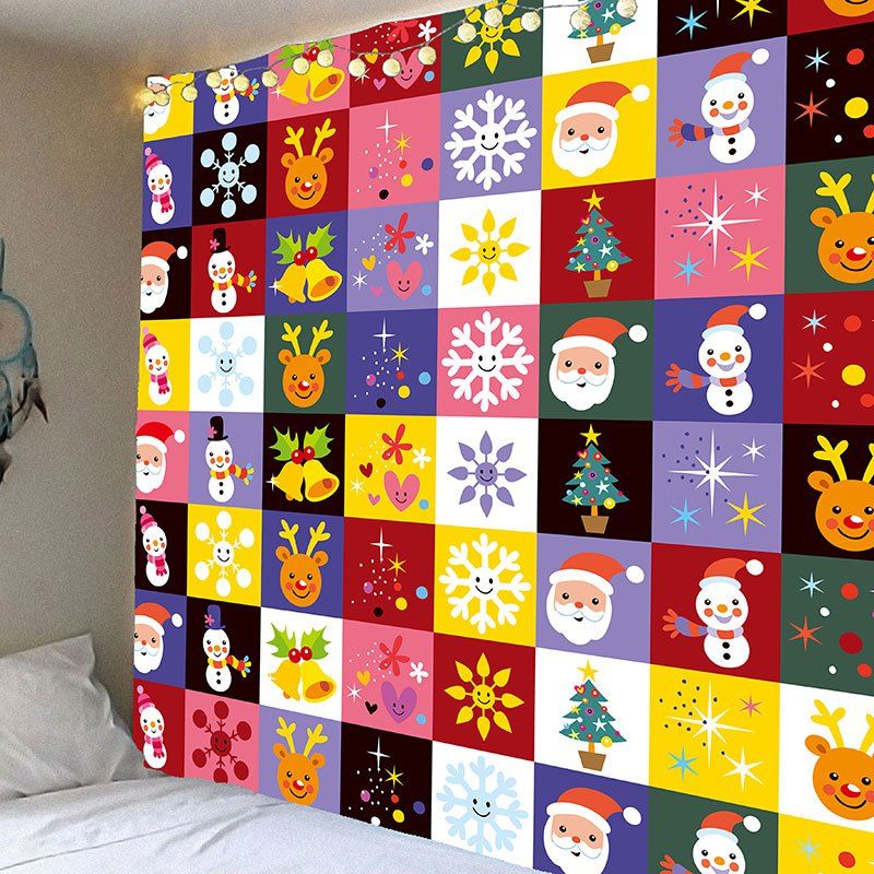 Christmas Cartoon Pattern Waterproof Wall Art Tapestry, Colorful
Christmas Cartoon Pattern Waterproof Wall Art Tapestry, Colorful