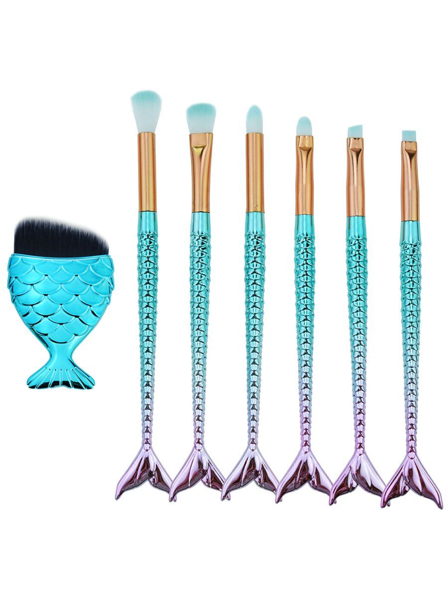 7Pcs High Quality Synthetic Fiber Hair Eye Makeup Brush Set, Gradual green
7Pcs High Quality Synthetic Fiber Hair Eye Makeup Brush Set, Gradual green