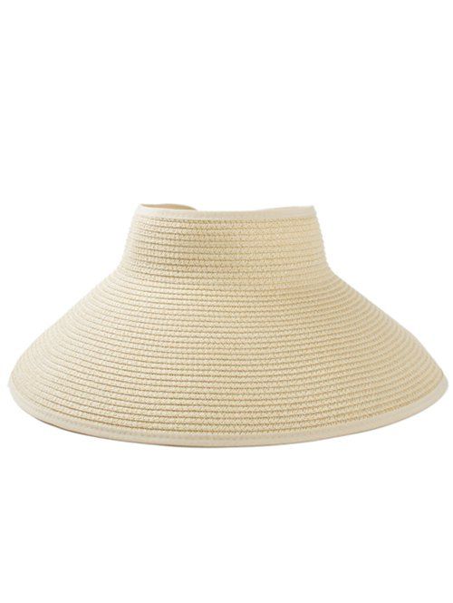 

Outdoor Open Top Foldable Sunscreen Hat, Beige