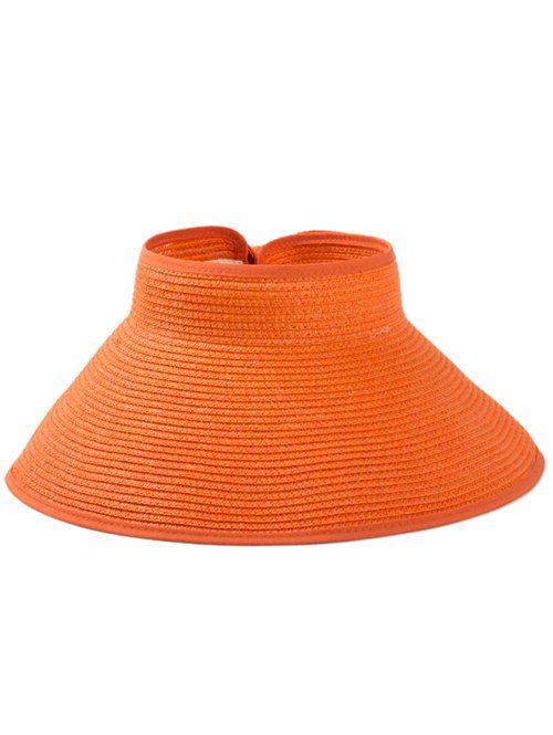 

Outdoor Open Top Foldable Sunscreen Hat, Orange