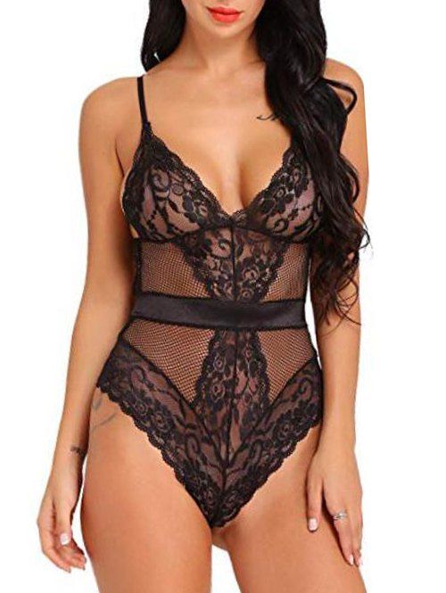 Боди Beauty Night Lucelia teddy, Чёрный, S/M/L BN_Lucelia teddy S/M/L - Beauty Night - Эротические боди - Купить