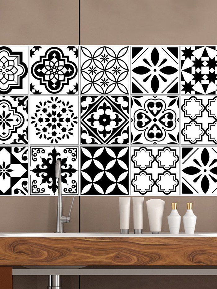 Vintage Geometric Pattern Tile Wall Sticker Set, Multi
Vintage Geometric Pattern Tile Wall Sticker Set, Multi