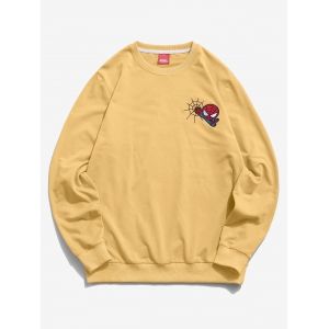 Marvel Spider-Man Embroidery Web Casual Sweatshirt, Yellow
Marvel Spider-Man Embroidery Web Casual Sweatshirt, Yellow