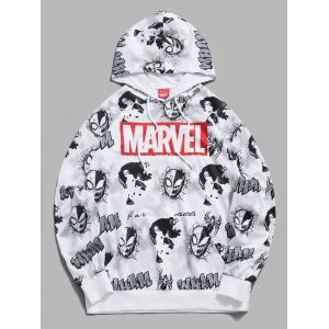 Marvel Spider-Man Venom Comic Allover Print Hoodie, White
Marvel Spider-Man Venom Comic Allover Print Hoodie, White