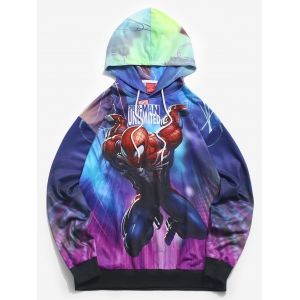 Marvel Spider-Man Letters Graphic Print Front Pocket Drawstring Hoodie, Blue
Marvel Spider-Man Letters Graphic Print Front Pocket Drawstring Hoodie, Blue