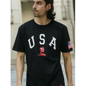 Marvel Spider-Man USA American Flag T-shirt, Black
Marvel Spider-Man USA American Flag T-shirt, Black