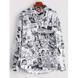 Marvel Spider-Man Comics Printed Button Up Shirt, White
Marvel Spider-Man Comics Printed Button Up Shirt, White