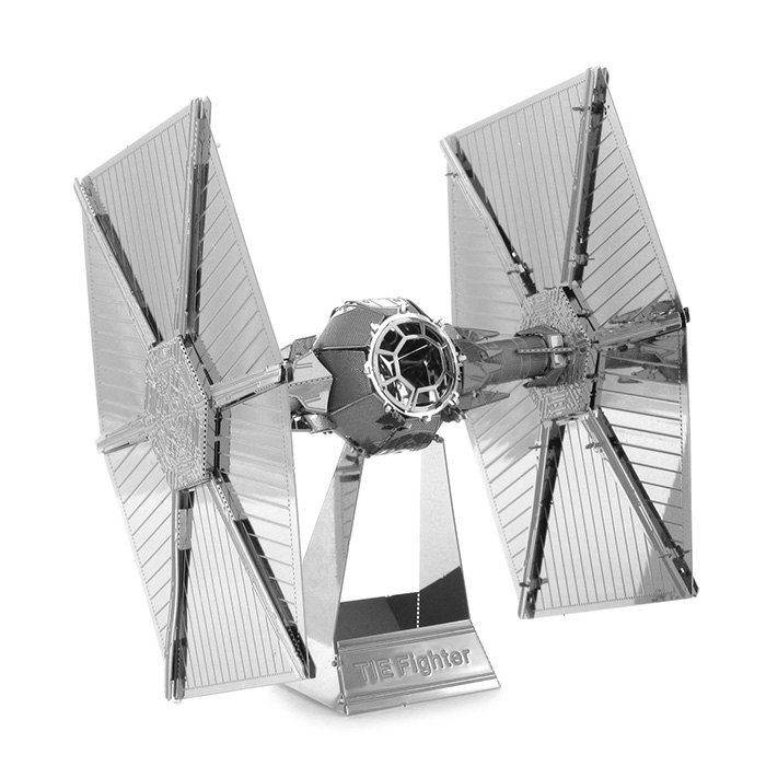 Tie Fighter Metallic Building Puzzle Educational DIY Assembling Toy, Silver
Tie Fighter Metallic Building Puzzle Educational DIY Assembling Toy, Silver
