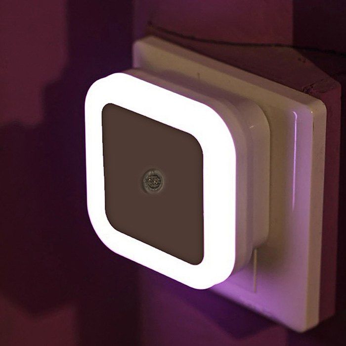 Practical Smart LED Night Light Bedroom Induction Lamp, White
