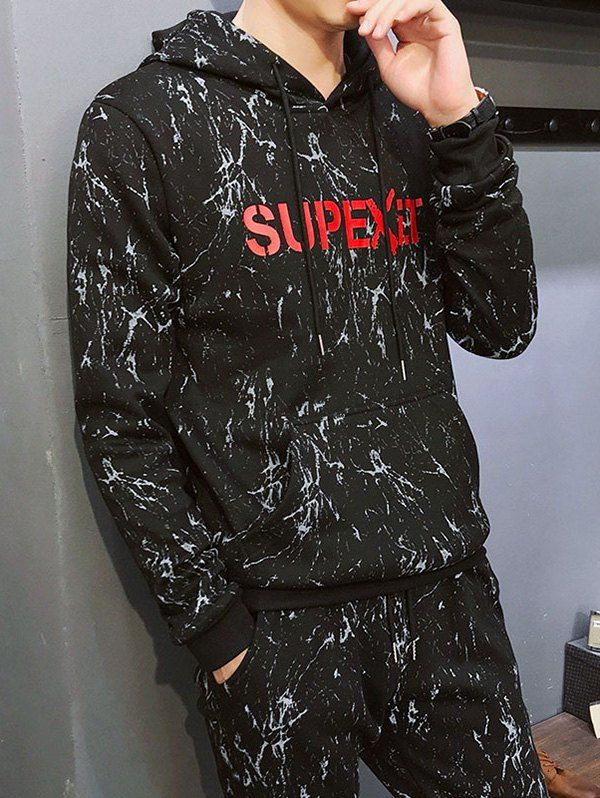 Sports Suit Men Spring and Autumn Hoodies Trousers Running Casual Sportswear, Black
Sports Suit Men Spring and Autumn Hoodies Trousers Running Casual Sportswear, Black