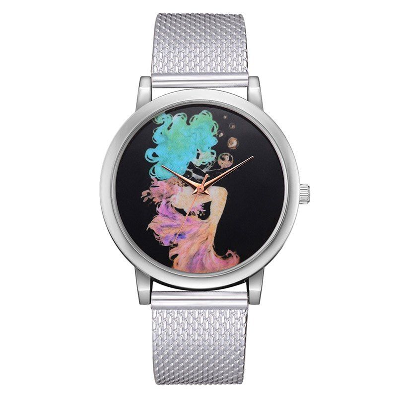 Lvpai P597 Creative Personality Fashion Trend Simple Quartz Watch, Silver 
Lvpai P597 Creative Personality Fashion Trend Simple Quartz Watch, Silver