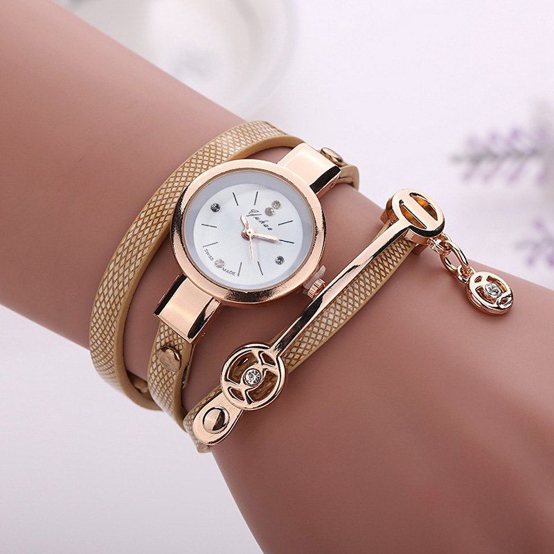 XR1297 PU Strap Watch Ladies Bracelet Watch, Beige
XR1297 PU Strap Watch Ladies Bracelet Watch, Beige