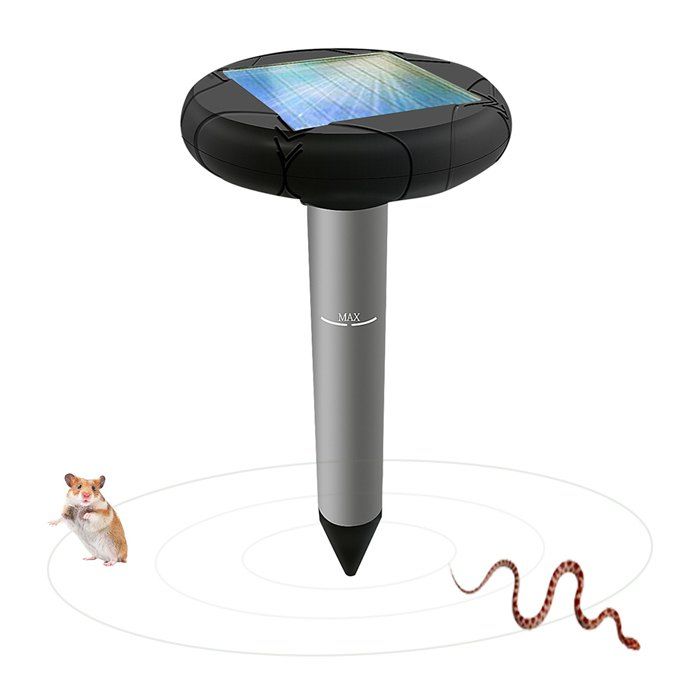 RC - 522A Solar Ultrasonic Snake Repeller Landscape Garden Repelling Device 2pcs, Black
RC - 522A Solar Ultrasonic Snake Repeller Landscape Garden Repelling Device 2pcs, Black