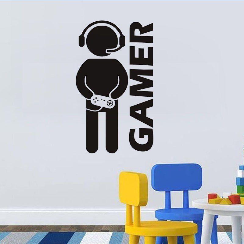 DSU Video Game Wall Sticker Vinyl Art Mural for Home Decoration Art Bedroom Poster Paper Decor, Black
DSU Video Game Wall Sticker Vinyl Art Mural for Home Decoration Art Bedroom Poster Paper Decor, Black