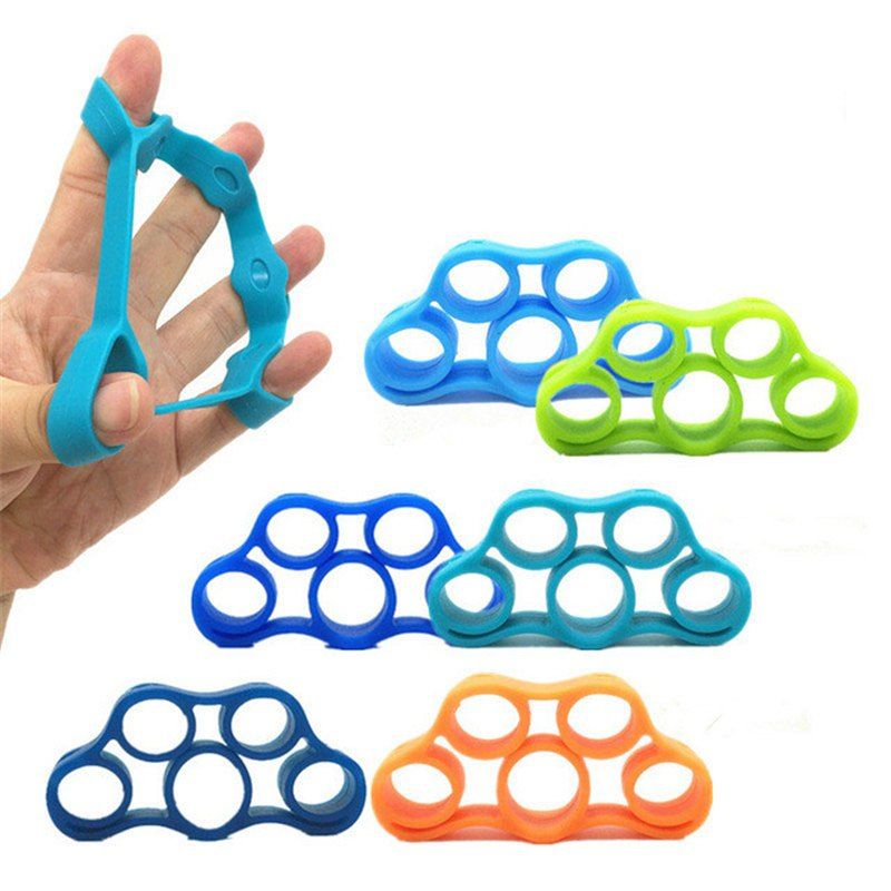Finger Resistance Bands Hand Gripper Forearm Wrist Training Stretcher 6pcs, Multi-a 
Finger Resistance Bands Hand Gripper Forearm Wrist Training Stretcher 6pcs, Multi-a