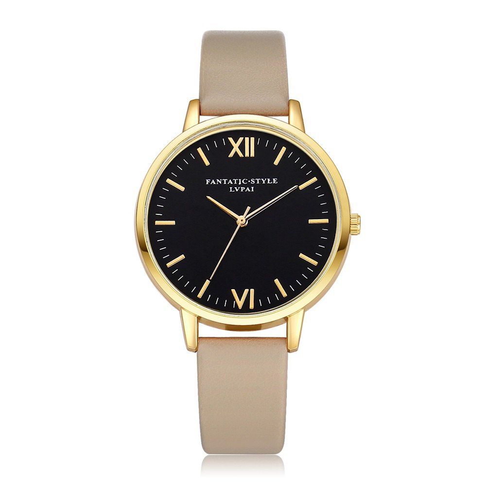 Leather Watchband Simple Black Dial Watch Ladies Casual Fashion, Gray cloud
Leather Watchband Simple Black Dial Watch Ladies Casual Fashion, Gray cloud