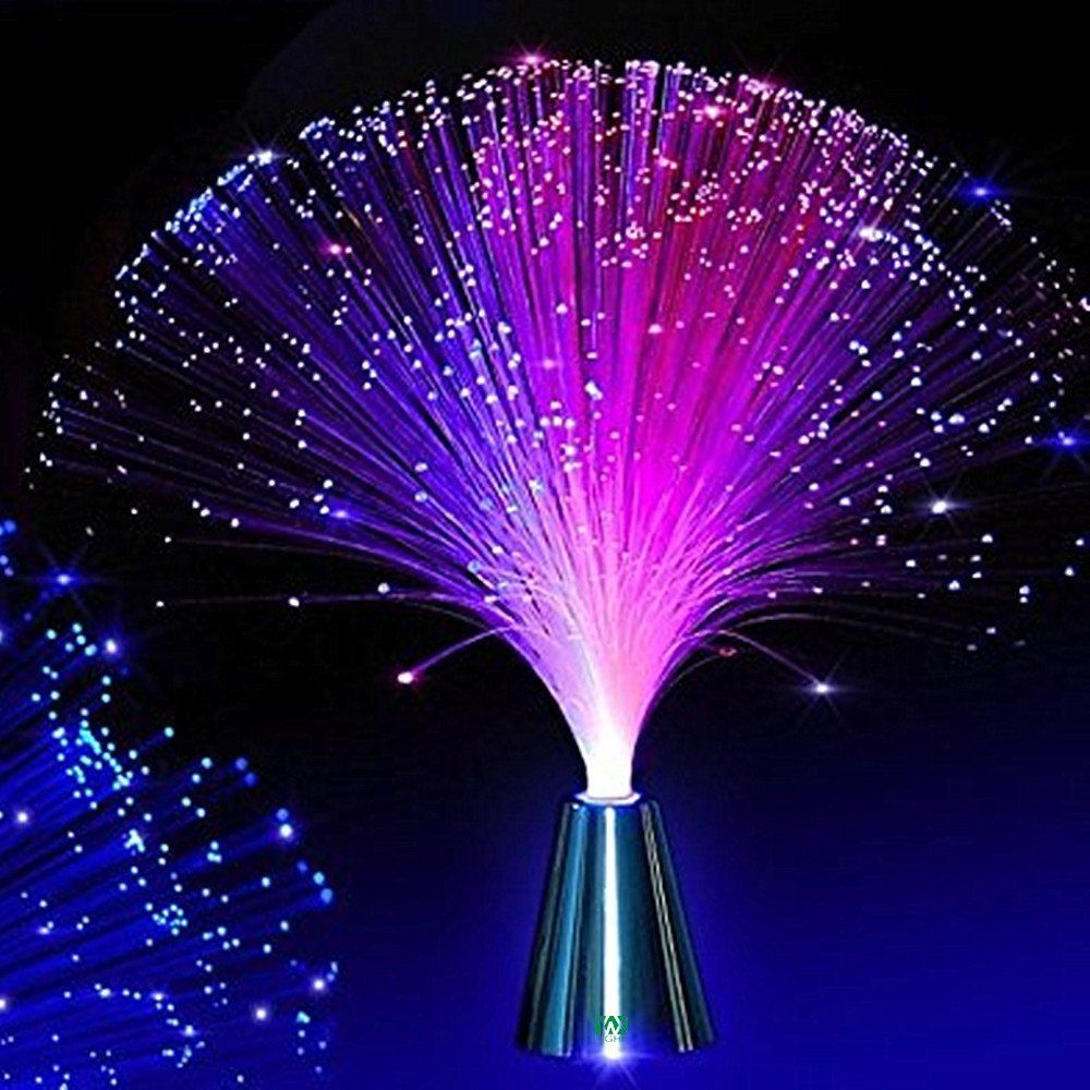 

YWXLight Beautiful Romantic Color Changing LED Fiber Optic Night Light Lamp, Multi