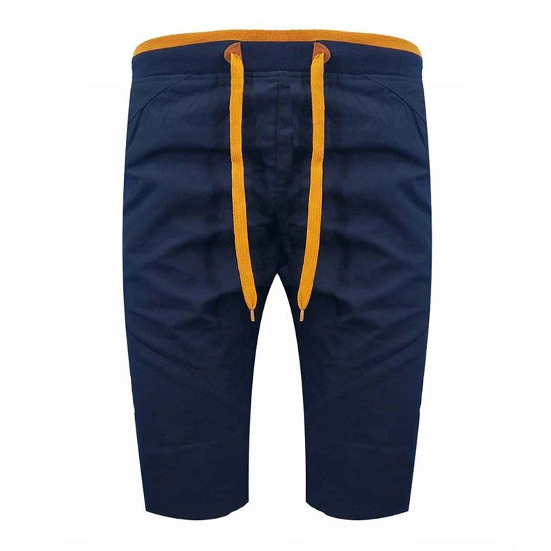 Men's Simple Fashion Shorts, Deep blue