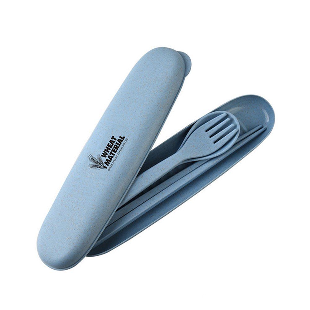 3 PCS Portable Eco-friendly Wheat Straw Outdoor Travel Flatware Set, Pastel blue;pink;white;blue;green
3 PCS Portable Eco-friendly Wheat Straw Outdoor Travel Flatware Set, Pastel blue;pink;white;blue;green