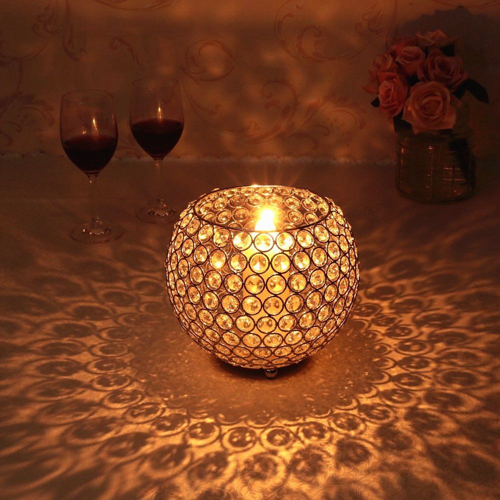 47 Off Crystal Candle Holder Tealight Candlestick Flower Vase