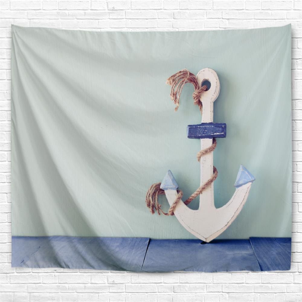 

Grass Rope Sailing Anchor 3D Printing Home Wall Hanging Tapestry for Decoration, Multi-a