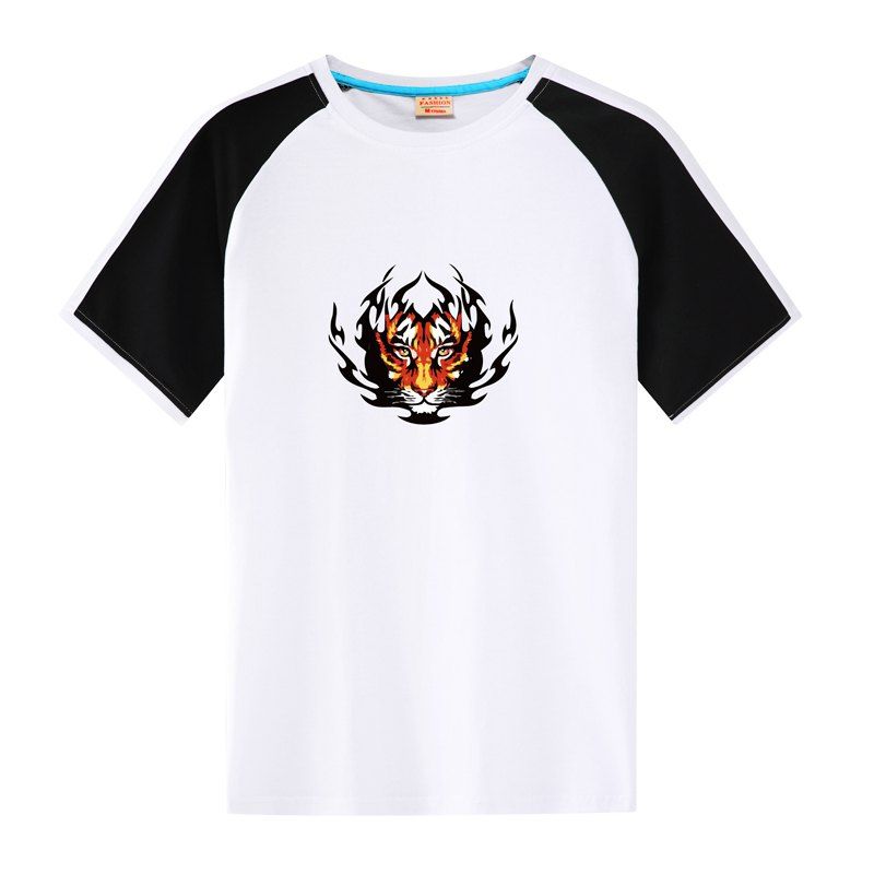Men's Printed Tiger T-shirt, White