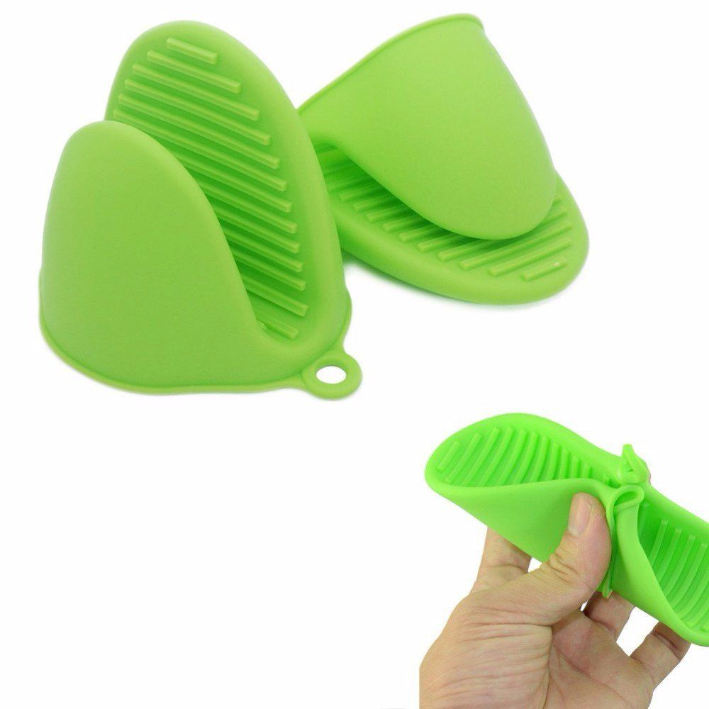 Silicone Heat Resistant Glove Insulation Non Stick Anti-slip Pot Bowel Holder, Yellow green;green
Silicone Heat Resistant Glove Insulation Non Stick Anti-slip Pot Bowel Holder, Yellow green;green