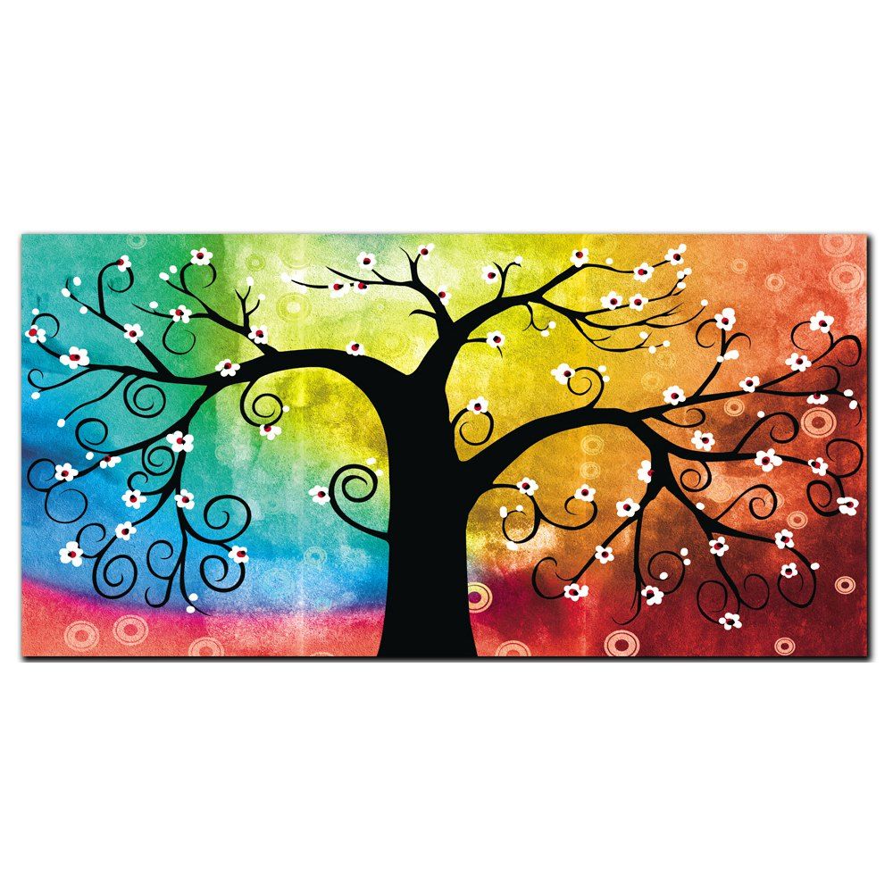 YISHIYUAN 1 Pcs HD Inkjet Multicolor Black Tree White Flower Decorative Painting, Multi
YISHIYUAN 1 Pcs HD Inkjet Multicolor Black Tree White Flower Decorative Painting, Multi