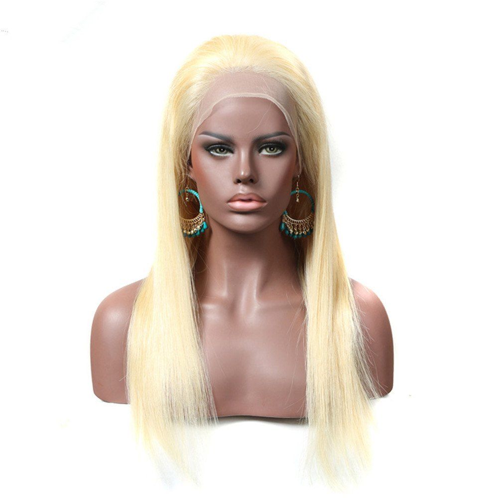 45 Off Long Silky Straight Blonde Color Free Part Human Hair