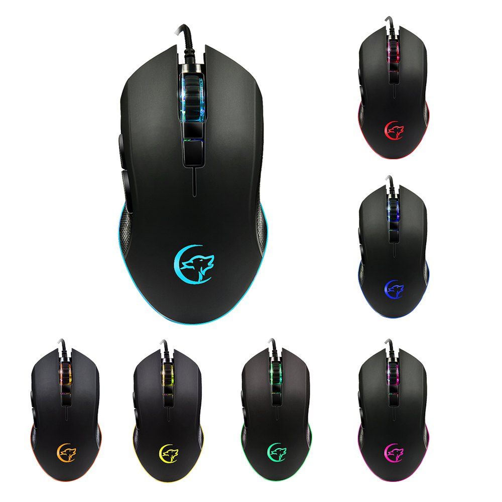 YWYT G812 game mouse dazzling color breathing lights cable game mouse ergonomic, G812, Black
YWYT G812 game mouse dazzling color breathing lights cable game mouse ergonomic, G812, Black