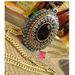 Vintage Style Rhinestone Embellished Long Pattern Necklace -  