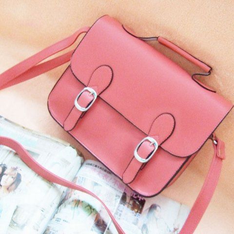 [65% OFF] Vintage PU Women's Slanting Bag With Buckle And Covered ...