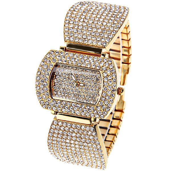 2018 Tivaye Quartz Watch New Style Design Steel Watch Band For Women (gold) In Golden