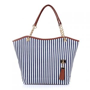 Women's Lady Street Snap Tote Bag Canvas Handbag