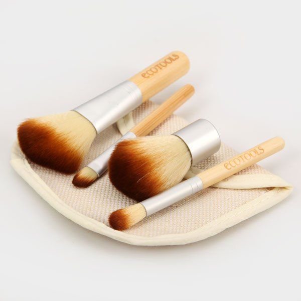 Chic 4PCS High-end Soft Cosmetic Face Make-up Brush Sets Powder Brush for Ladies with a Bag  