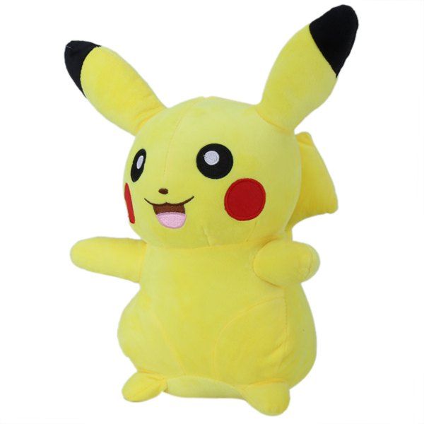 

28cm Height Anime Opening Mouth Smiling Pokemon Pikachu Plush Doll Plush Toys, Yellow