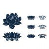 Chic Lotus Pattern Waterproof Tattoo Sticker -  