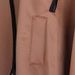 Stylish Turtleneck 3/4 Sleeves Irregular Hem Lace-Up Loose Fit Cotton Blend Women's Cloak -  