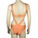 Sexy Solid Color Cut Out One-Piece Women's Bandage Swimwear -  