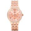 Geneva Shi Ying Montres, Cadran Rond de Diamant et Bracelet en Acier pour Femmes -  
