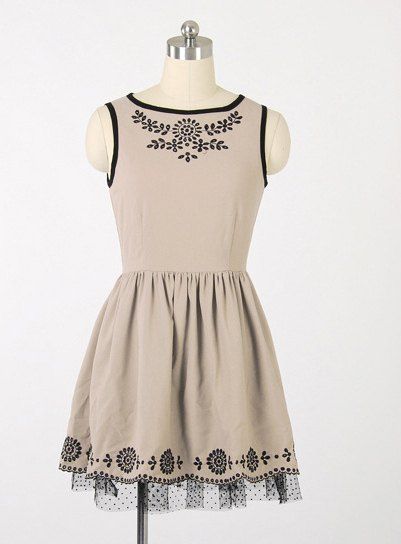 round collar frock