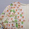 2019 round neck floral print vintage flare dress