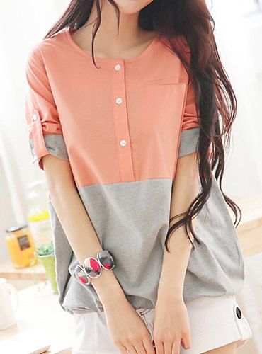 round collar full sleeve t shirt