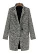 Fashionable Lapel One-Button Plus Thick Long Sleeve Women's Coat -  